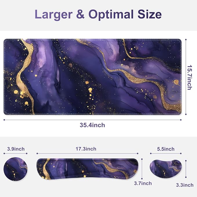 Purple Golden Marble