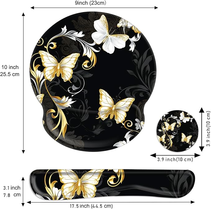 Silver Golden Butterfly