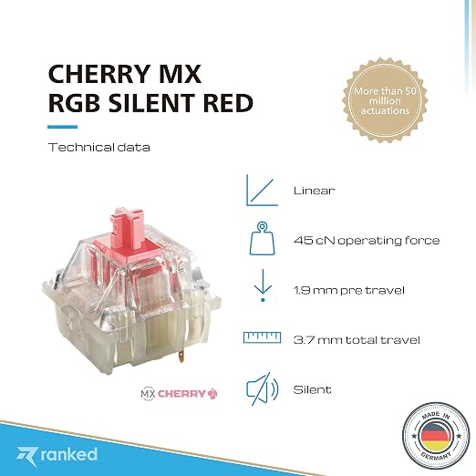 Cherry MX RGB Silent Red
