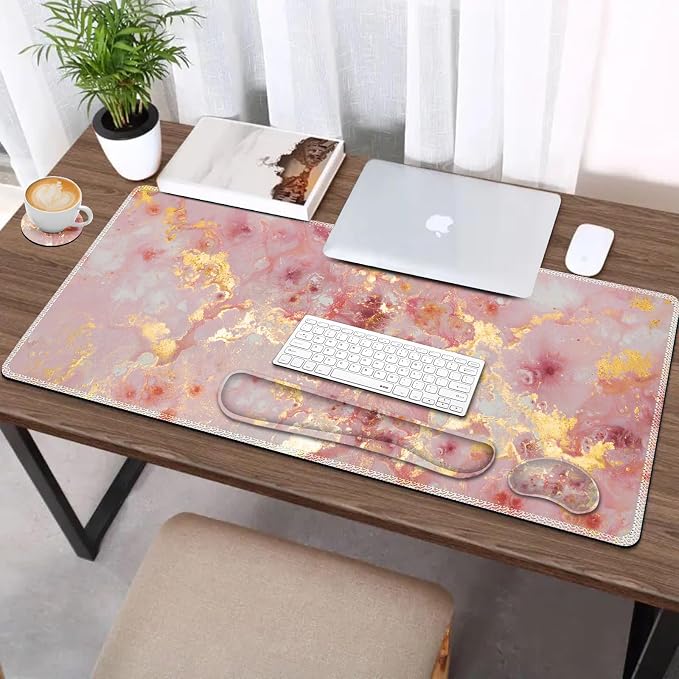 Pink Gilt Marble