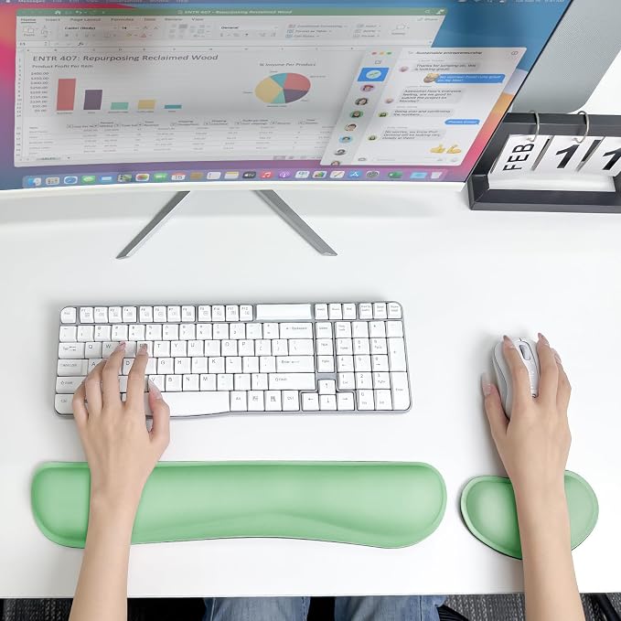 Green - 2 Wrist Rests