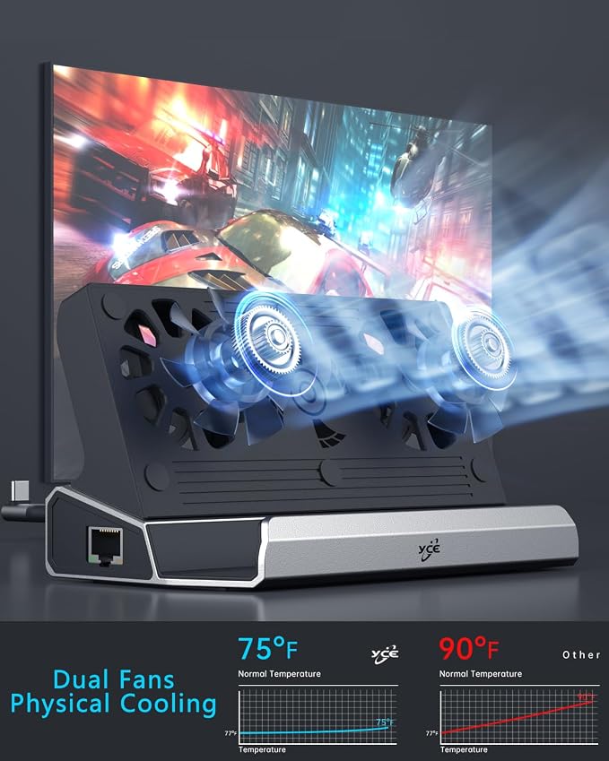 13-in-1 Dual Cooling Fan
