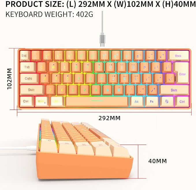 Cream and Orange