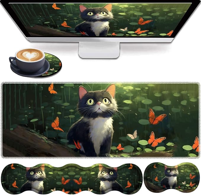 Butterfly and Cat