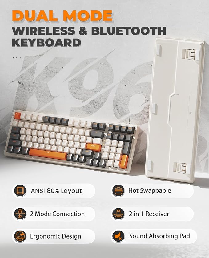 Off-white & Orange/Red Switch