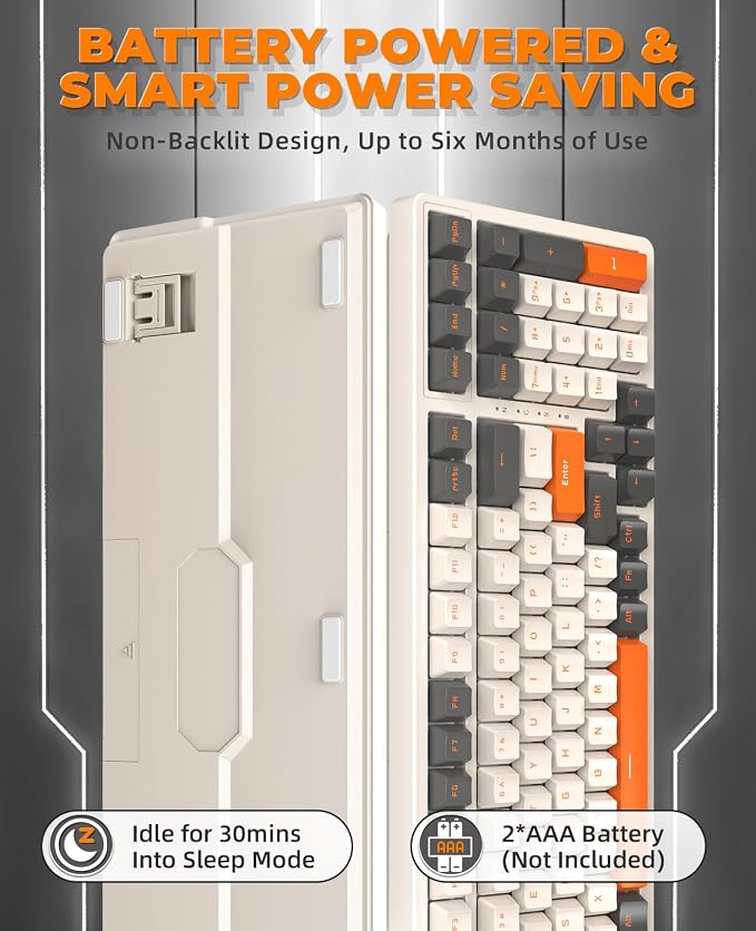 Off-white & Orange/Red Switch