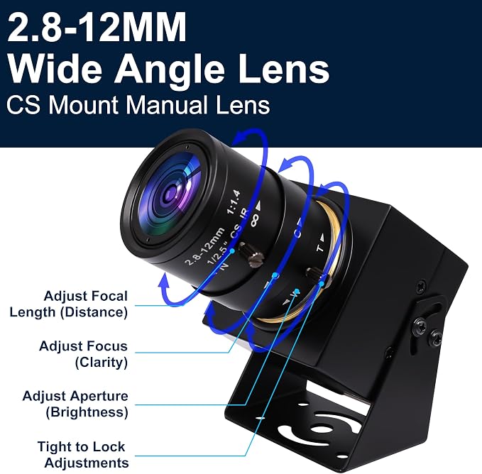 1080P Camera with 2.8-12mm Lens