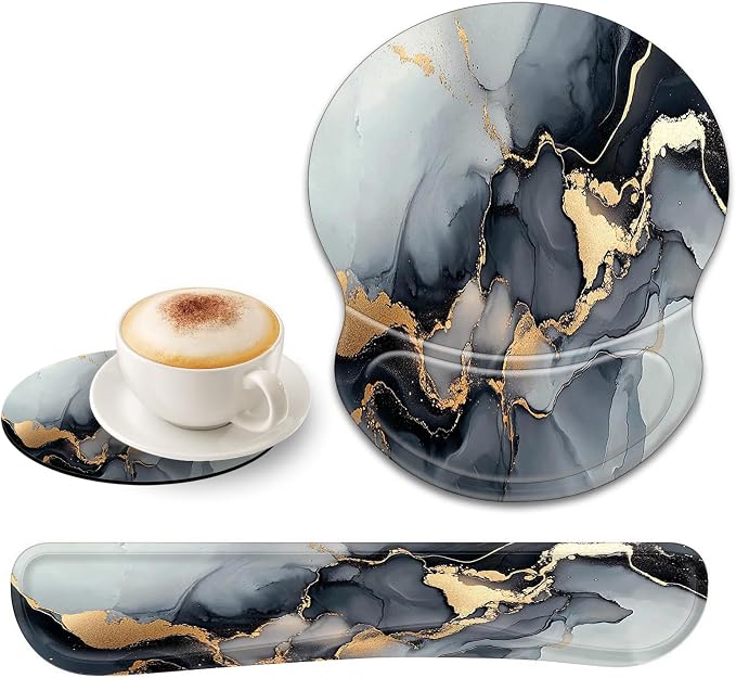 Black Gold Marble