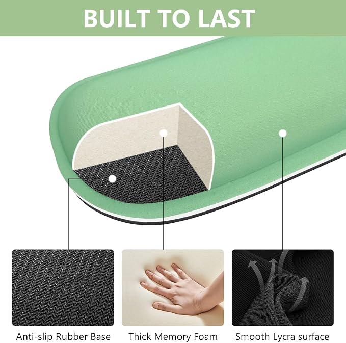 Green - 2 Wrist Rests