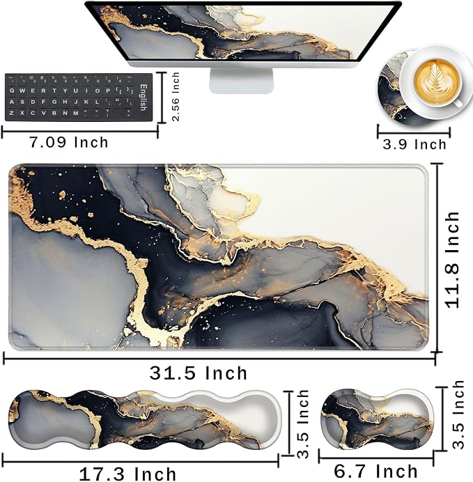 Black Gold Marble