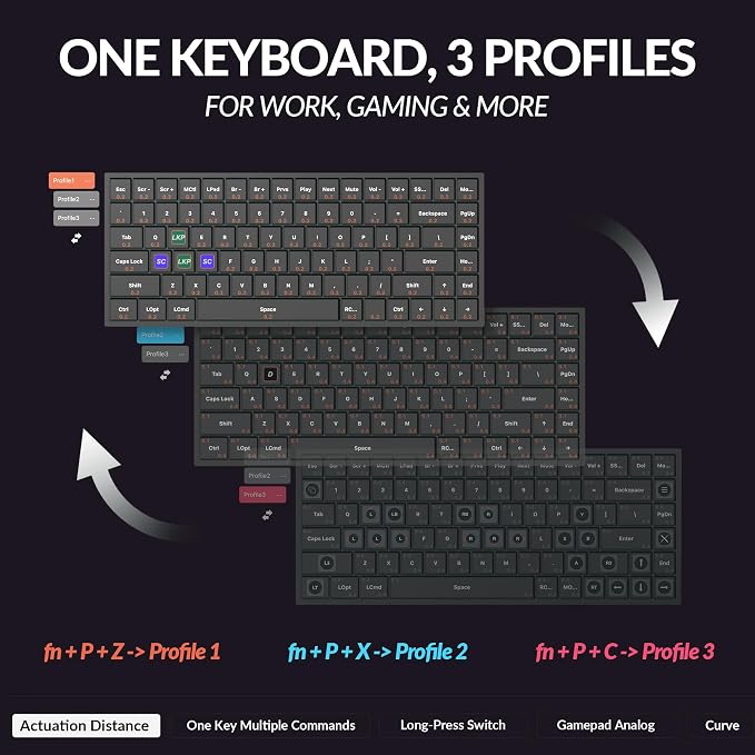 Gateron Double-Rail Magnetic Switch - Black