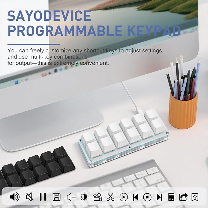 White 12 Keys