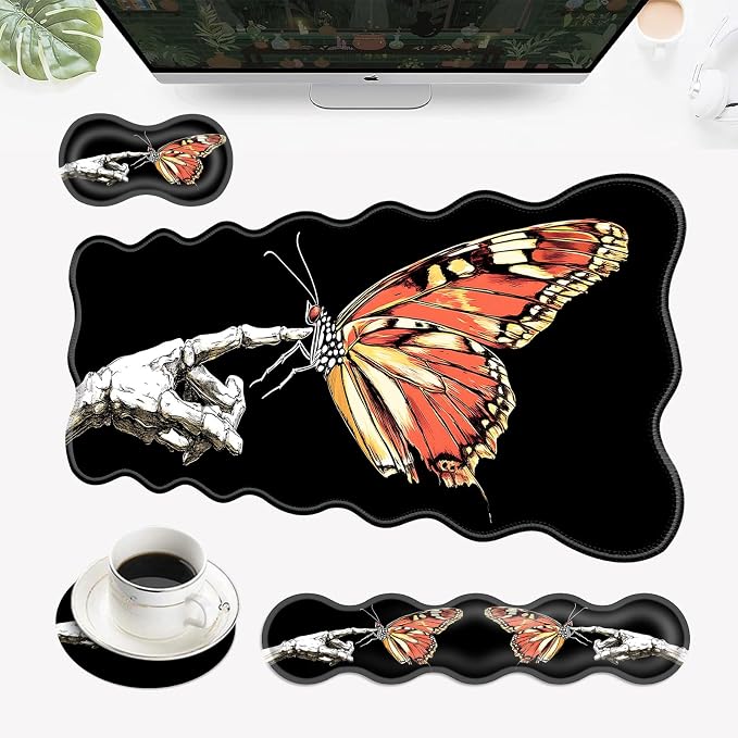 23 Skeleton Hand and Butterfly