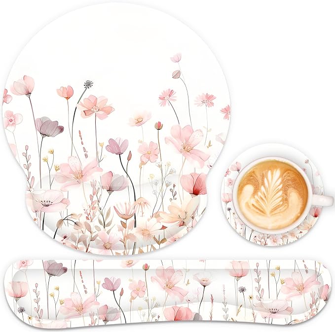 Pink Watercolor Flowers