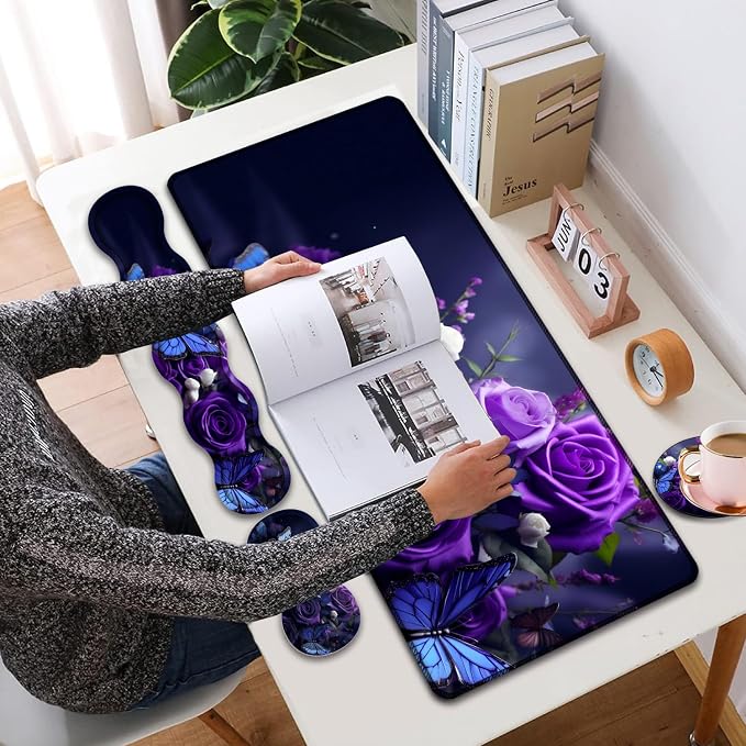 Purple Roses and Butterflies