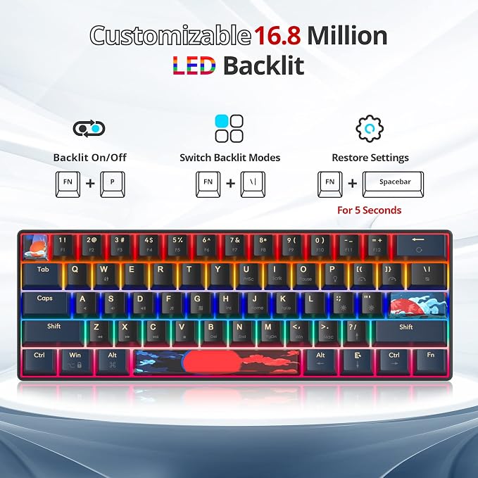 61 Blue/red swicth