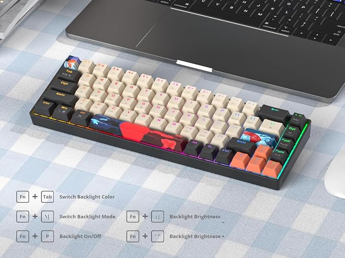 61 Carbon/Red Switch