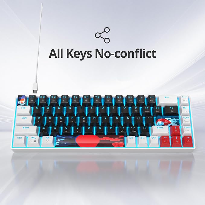 68Black/red Switch