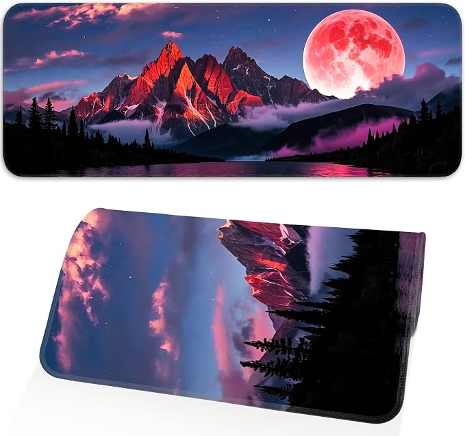 Moon mountain scenery
