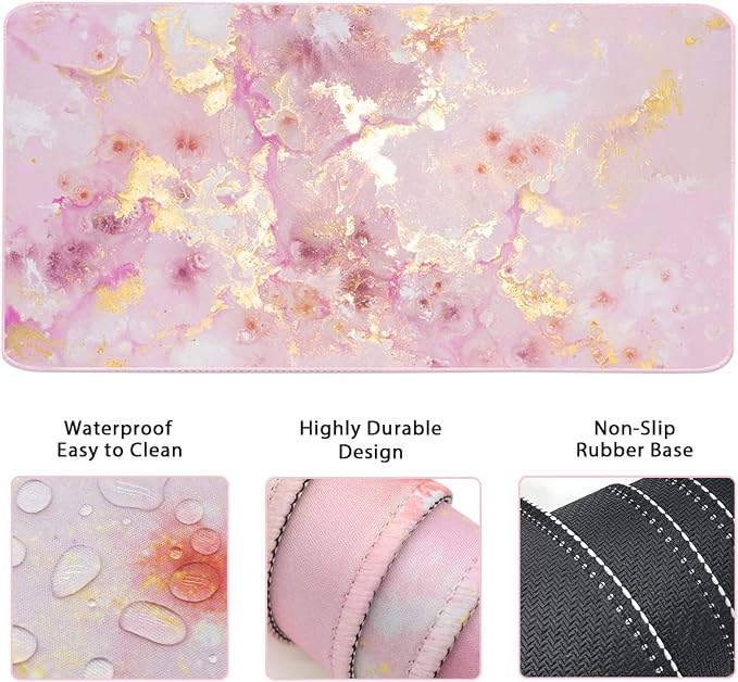 Pink Gold Marble