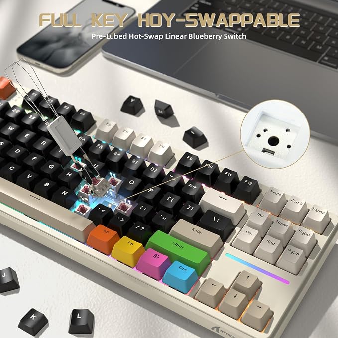 White&8 Keys