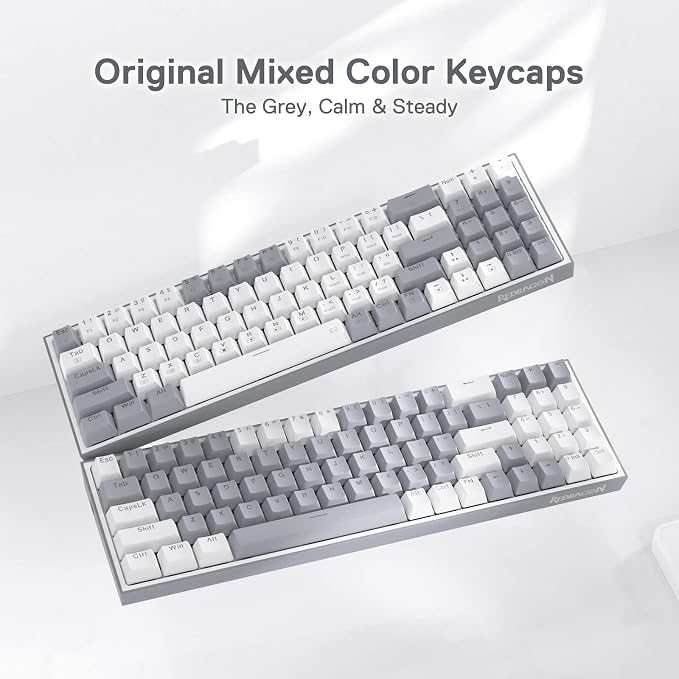 White & Grey 75% Wired