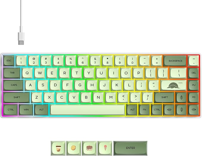 68 Matcha/Red Switch