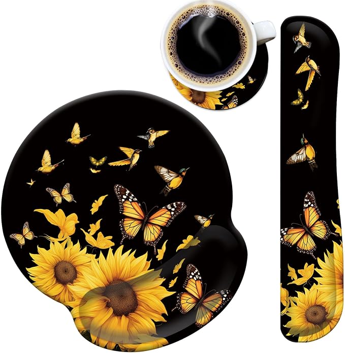 Birds Sunflower Butterfly