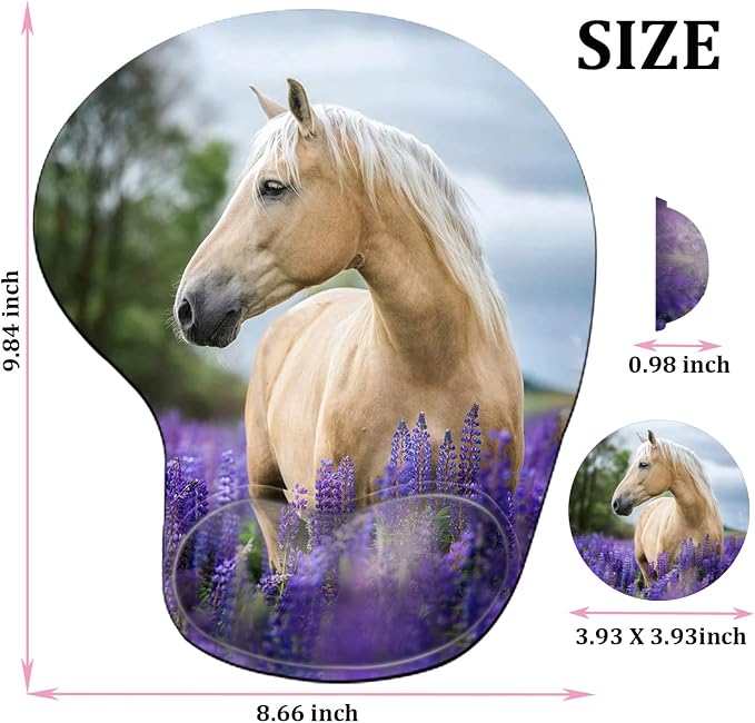 Purple Lavender War Horse