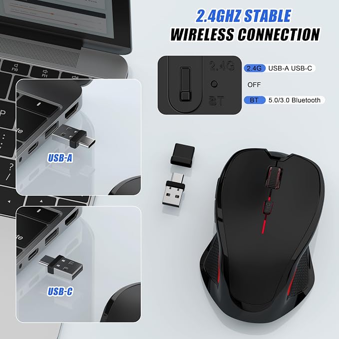 Bluetooth Wireless Mouse (Black)