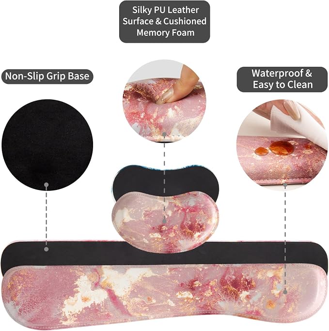 Pink Gold Marble