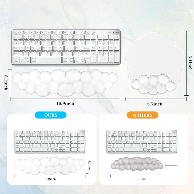 Clear Cloud White Set