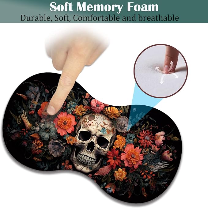 Skeleton Flower Skull