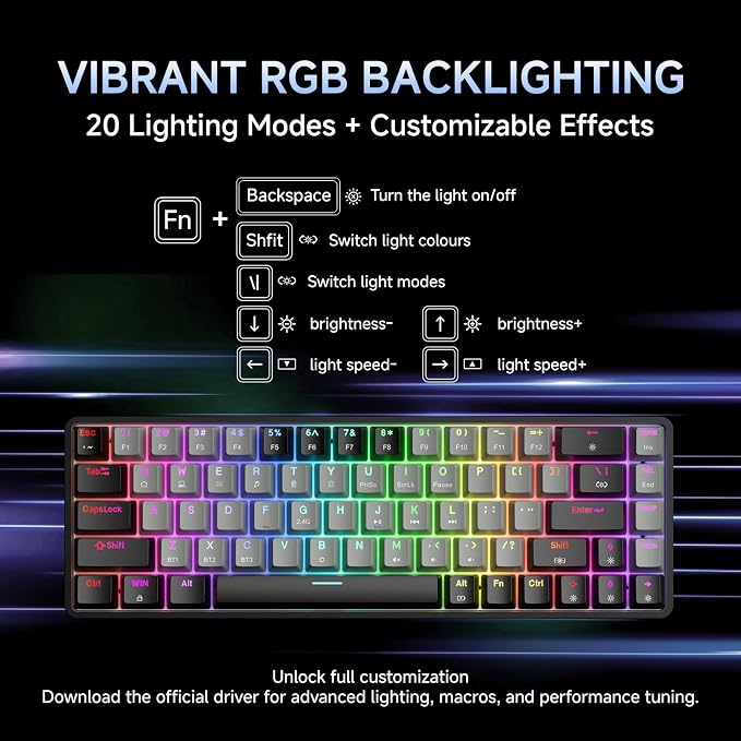 Black Grey/Blue Switch