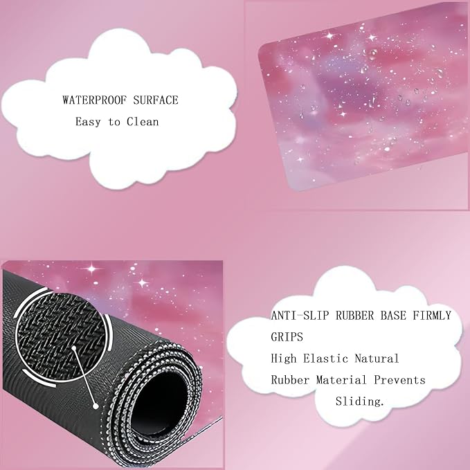 4pcs Pink Galaxy