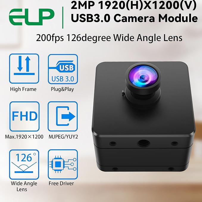 120degree no distortion lens
