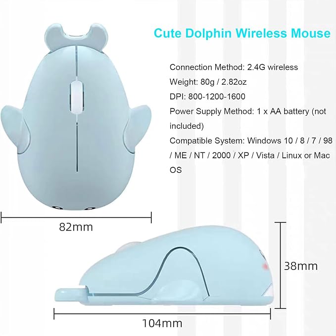 Light Blue Dolphin