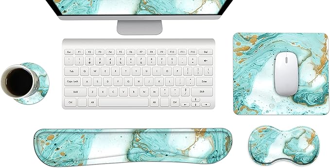 Teal Turqoise Marble