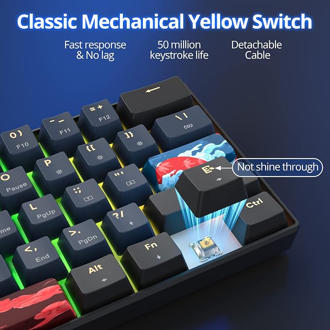 Blue samurai 61-Yellow Switch