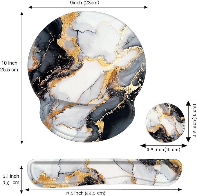 Black Gold Marble