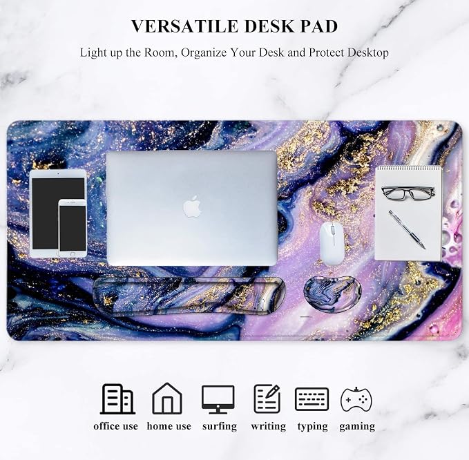 4Pcs-Purple Marble