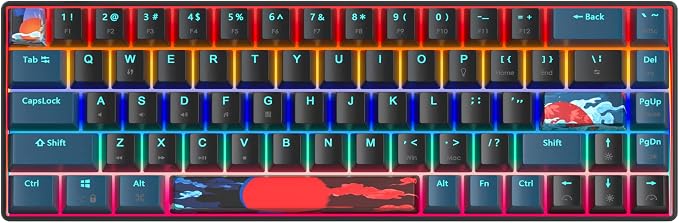 Monstor black /red Switch 68