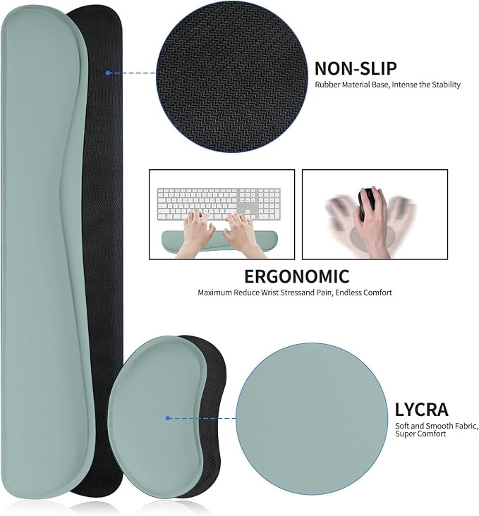 Mist Blue - Wrist Rest