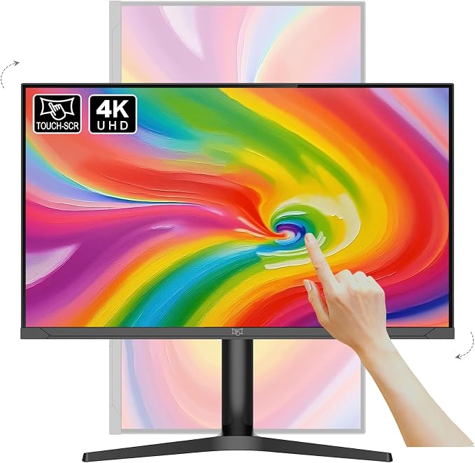 Touch screen with standard base bracket