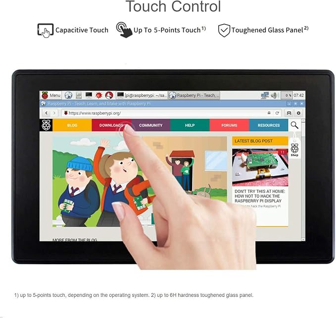 7inch HDMI LCD (H) (with case)