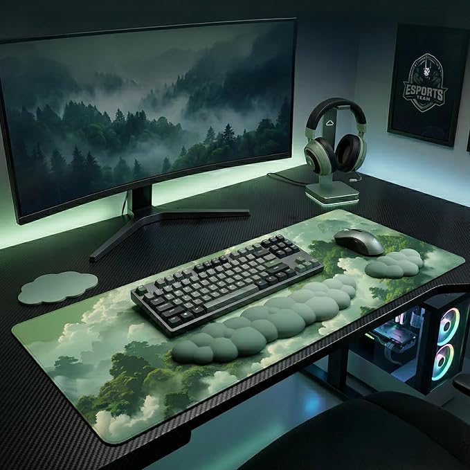 4pcs Green Sky
