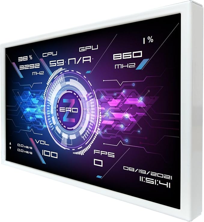 10.1'' LCD White