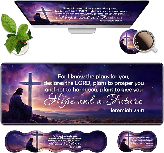 Christian Cross Quote Bible Verse Jeremiah 29:11