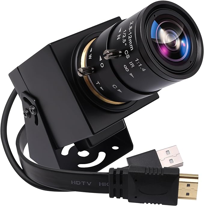 B: with 2.8-12mm CS Mount Lens