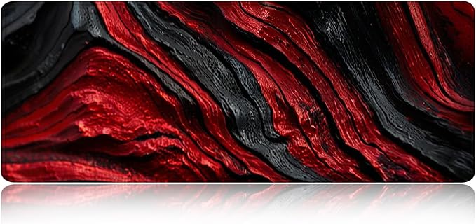 Red and black wood grain